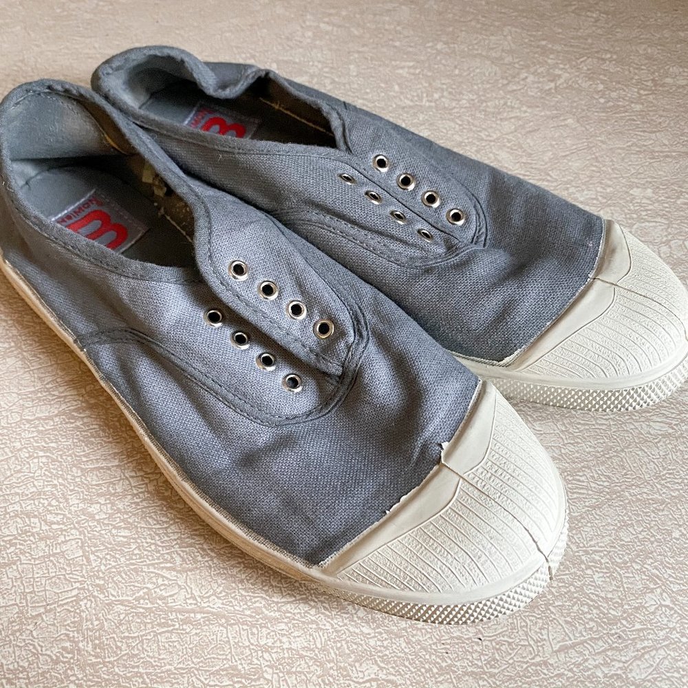 Bensimon Cotton Canvas Slip-On Tennis Shoes